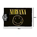 Floor mat Pyramid Nirvana Smiley (Doormat) Black/Yellow 40x60cm - img.2