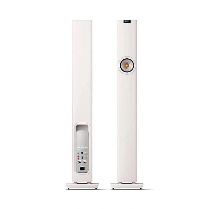 Floorstanding Speakers KEF LS60 Wireless Mineral White + KEF KC 62 Black - img.3