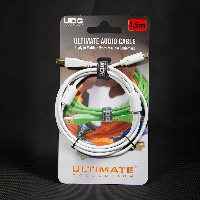 Cable UDG Ultimate Audio Cable USB-C - USB-B Straight 1.5m White - img.3