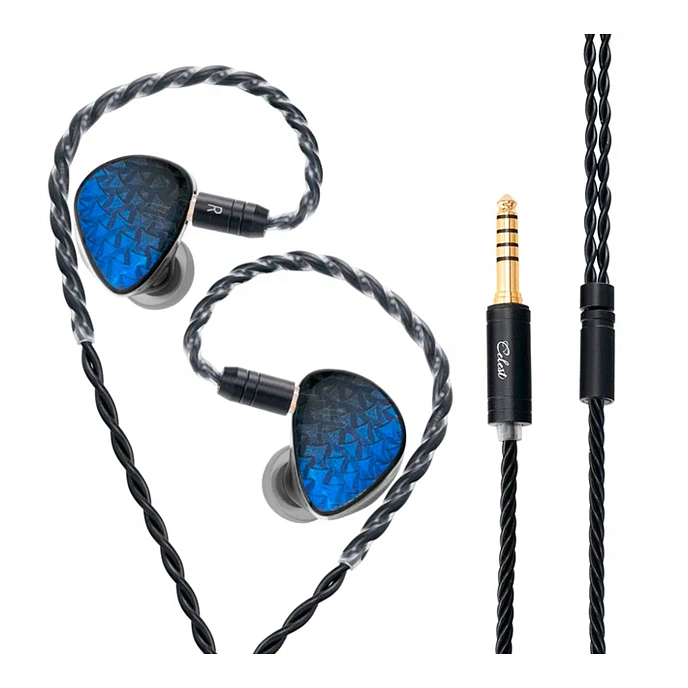 In-ear headphones Celest Wyvern Black Remaster (without Mic) Lapis Lazuli - img.0