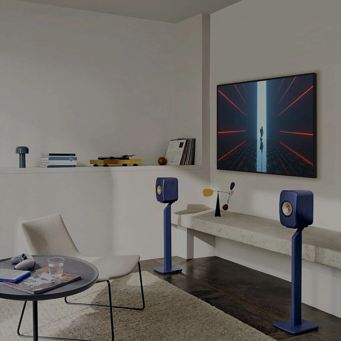 Kit KEF LSX II Lava Red + KEF B1 Wall Bracket Black - img.8