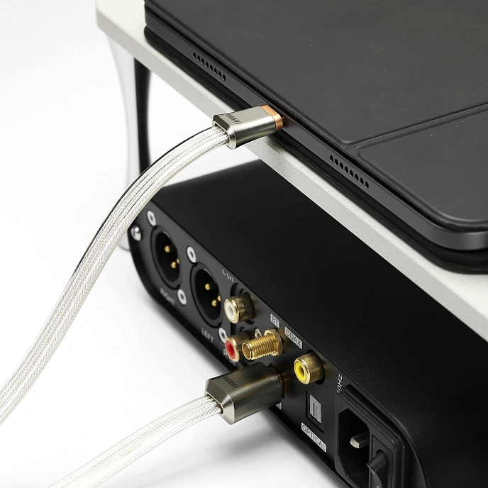 Cable ddHiFi TC19BC silver USB-C - USB-B 95cm - img.2