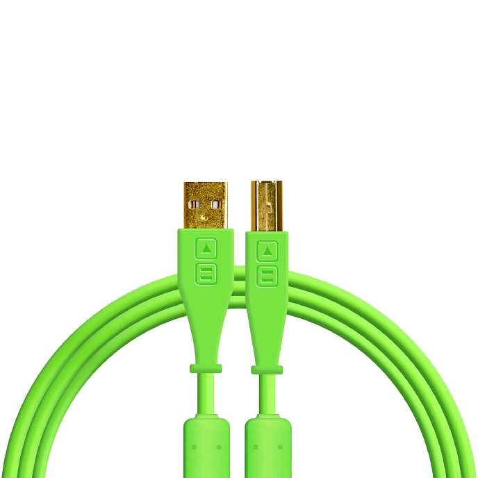 Cable DJTT Chroma Cables USB-A - USB-B Straight Green 1.5m - img.0
