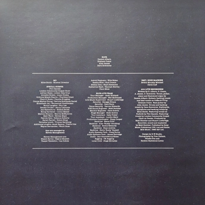 Vinyl Record Blur - Live At Wembley Stadium - 2LP - img.8