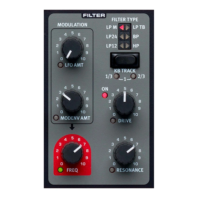 Synthesizer Clavia Nord Lead A1 Red - img.4