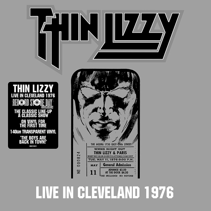 Vinyl Record Thin Lizzy - Live In Cleveland 1976 (Transparent) (RSD26) - 2LP - img.0