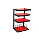 Hi-Fi Stand NorStone Esse Hifi VInyl Black Red red - img.0