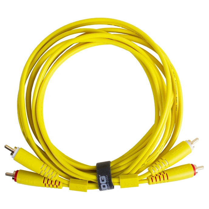 Cable UDG Ultimate Audio Cable Set 2RCA - 2RCA Straight 3m Yellow - img.0