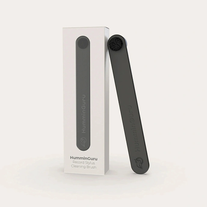 Needle Cleaning Brush HumminGuru Record Stylus Cleaning Brush Black - img.1