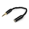 64 Audio 8 Braid Cable Adaptor Black 2.5mm - 3.5mm