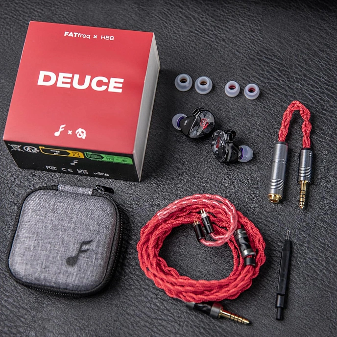In-ear headphones FATfreq x HBB Deuce 3.5mm Black - img.9