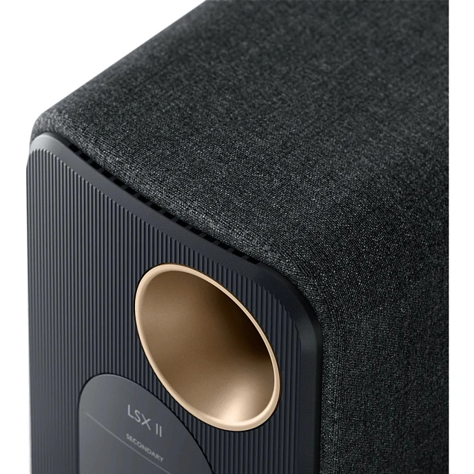 Kit KEF LSX II Carbon Black + KEF B1 Wall Bracket Black - img.6