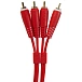 Cable UDG Ultimate Audio Cable Set 2RCA - 2RCA Straight 1.5m Red - img.1