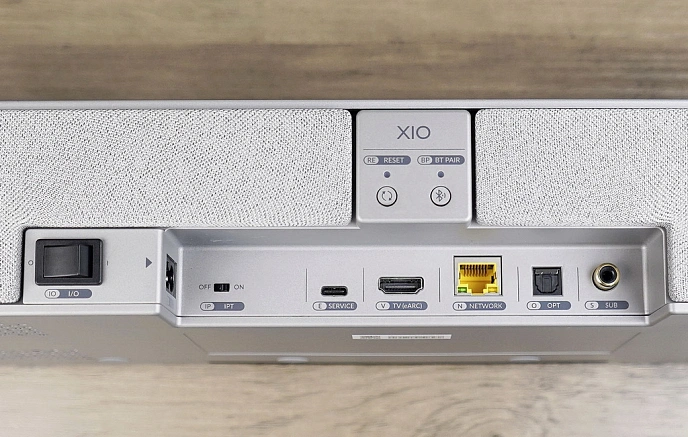 Kit KEF XIO Soundbar Grey + KC62 Mineral White + KW1 Kit - img.11