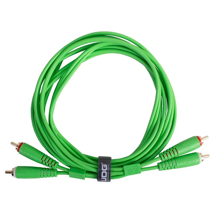 Cable UDG Ultimate Audio Cable Set 2RCA - 2RCA Straight 1.5m Green - img.0