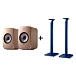 Kit KEF LSX II Soundwave + KEF S1 Floor Stand Cobalt Blue - img.0