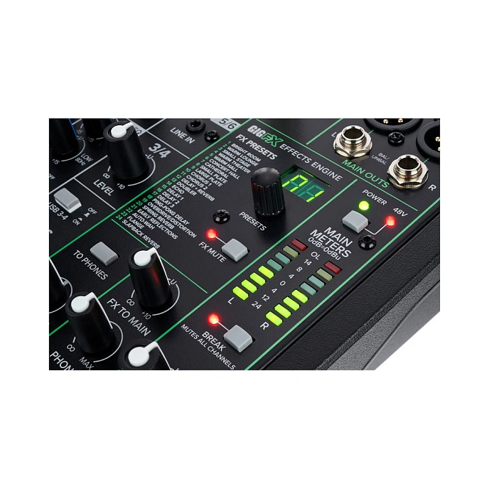 Mixing console Mackie ProFX6v3 Black - img.6