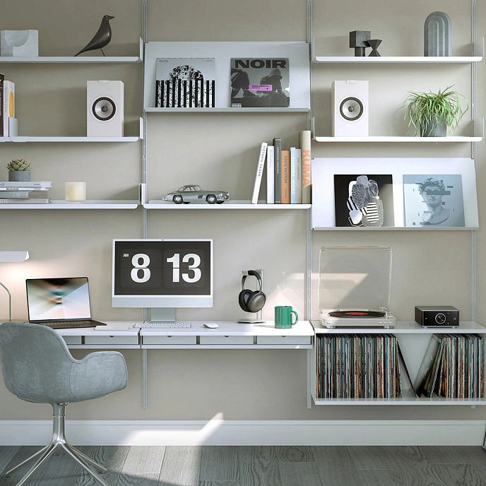 Bookshelf speakers KEF Q1 Meta Satin White - img.4