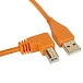 Cable UDG Ultimate Audio Cable USB-A - USB-B 2m Angled Orange - img.1