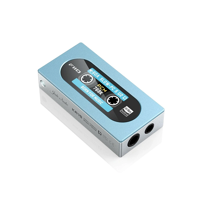Headphone Amplifiers and DACs FiiO KA15 Blue - img.2