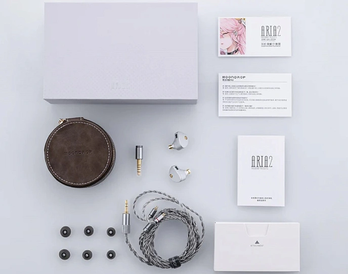 In-ear headphones MoonDrop Aria 2 Silver - img.6