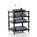 Hi-Fi Stand NorStone Como 2 Leather Black - img.2 Hi-Fi Stand NorStone Como 2 Leather Black - img.2