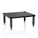 Hi-Fi Stand NorStone Como 3 Leather Black - img.0 Hi-Fi Stand NorStone Como 3 Leather Black - img.0