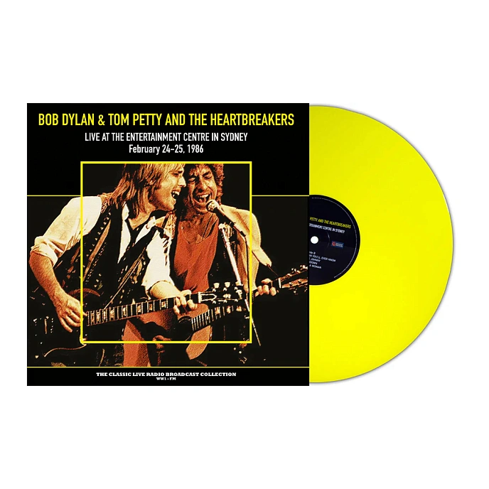 Vinyl Record Bob Dylan Featuring Tom Petty - Live in Sydney (Yellow) LP - img.1
