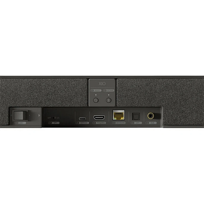 Kit KEF XIO Soundbar Black + KC62 Mineral White + KW1 Kit - img.3