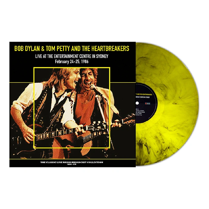 Vinyl Record Bob Dylan & Tom Petty - Live In Sydney 1986 (Olive Marble) LP - img.1