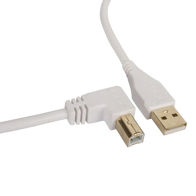 Cable UDG Ultimate Audio Cable USB-A - USB-B 1m Angled White - img.1
