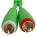 Cable UDG Ultimate Audio Cable Set 2RCA - 2RCA Straight 1.5m Green - img.4