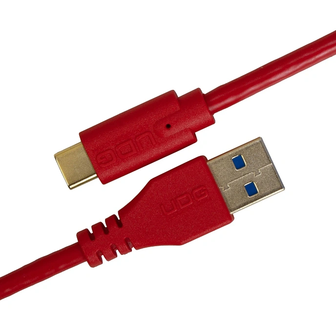 Cable UDG Ultimate Audio Cable USB-C - USB-A Straight 1.5m Red - img.2