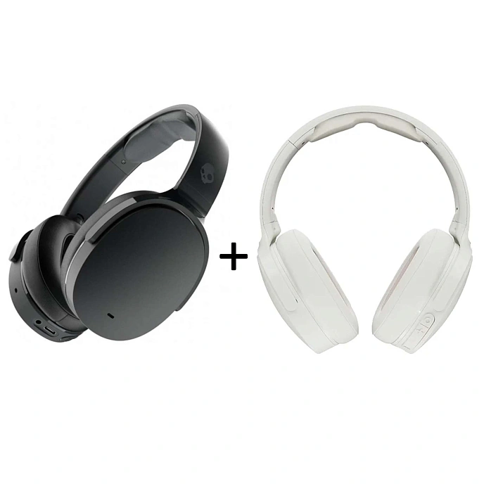Headphones Skullcandy Hesh ANC Wireless Black + Skullcandy Hesh ANC Wireless White - img.0