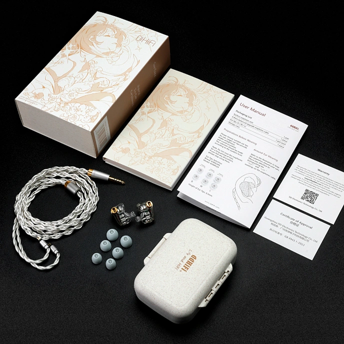 In-ear headphones ddHiFi E14D Surface Silver - img.13