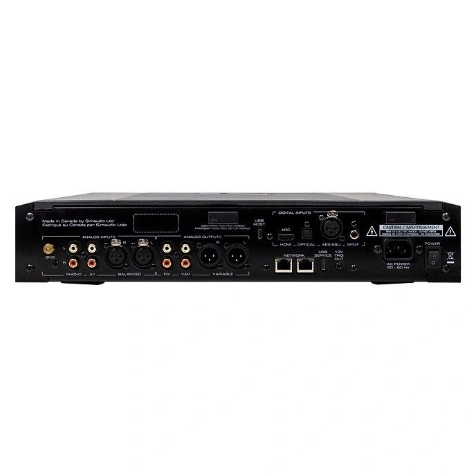 Network Audio Player Moon by Simaudio 491 Black - img.2