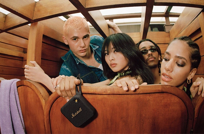 Portable speaker Marshall Willen Black & Brass - img.6