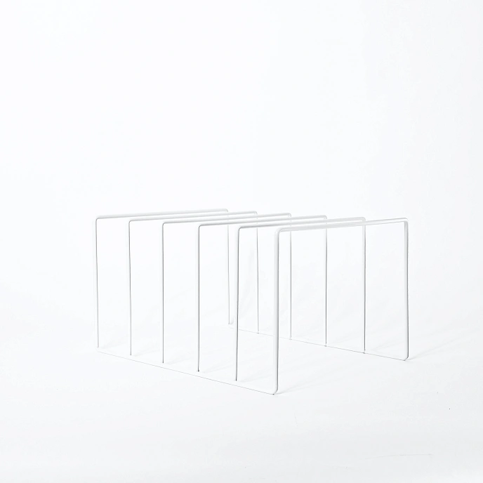 Vinyl record stand MJI Audio Vinyl Records Holder R25 White - img.2