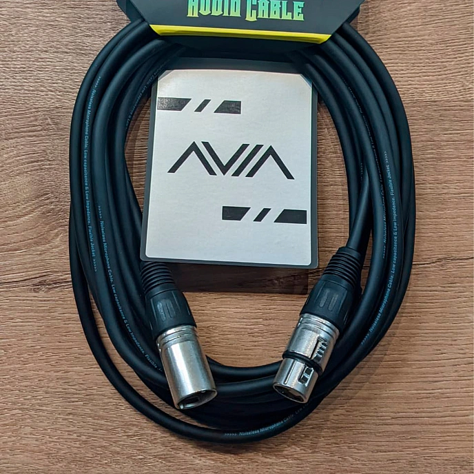 Cable AVIA XLR Black XLR(m) - XLR(f) 5m - img.2