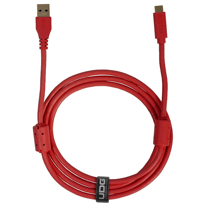 Cable UDG Ultimate Audio Cable USB-C - USB-A Straight 1.5m Red - img.0