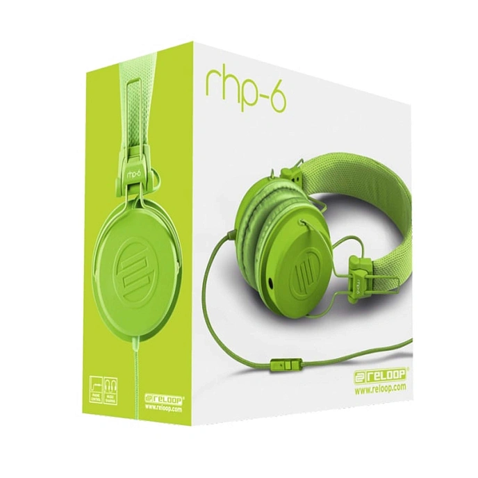 DJ headphones Reloop RHP-6 Green - img.3