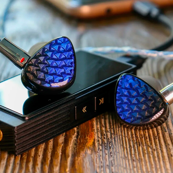 In-ear headphones Celest Wyvern Black Remaster (with Mic) Lapis Lazuli - img.4