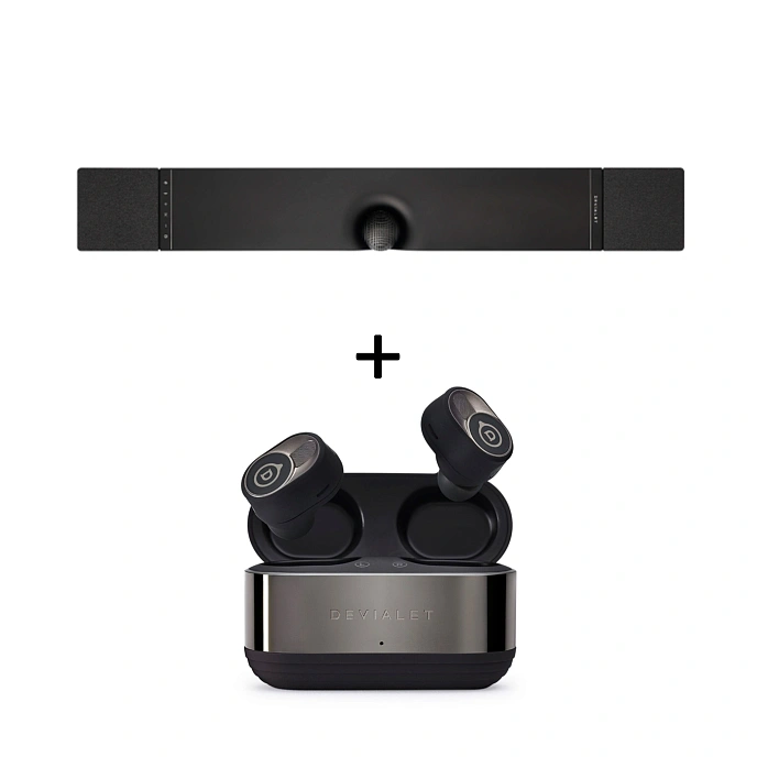Speaker System Devialet Dione Matte Black + Devialet Gemini II Matte Black (Bundle) - img.0