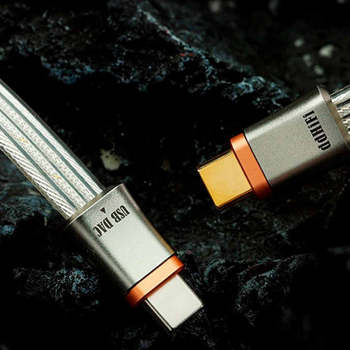 Cable ddHiFi TC19CC Silver USB-C - USB-C 10cm - img.5