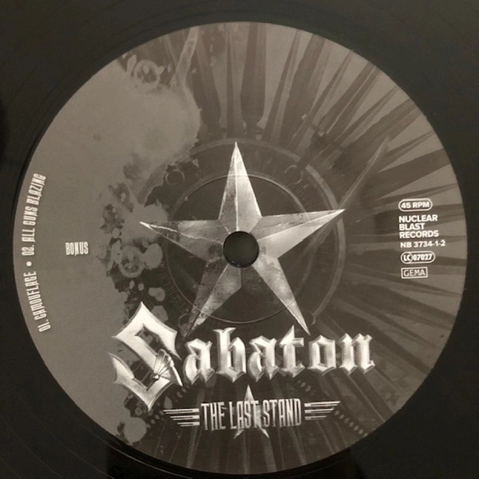 Vinyl Record Sabaton - The Last Stand - 2LP - img.5