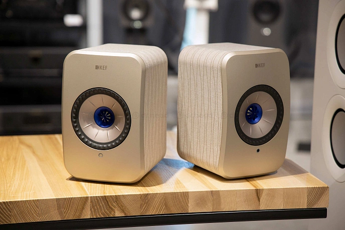Kit KEF LSX II Soundwave + KEF S1 Floor Stand Mineral White - img.7