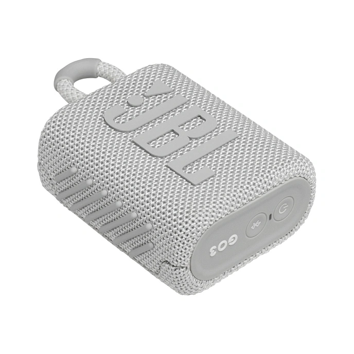 Portable speaker JBL Go 3 White - img.7