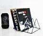 Vinyl record stand MJI Audio Vinyl Records Holder R25A Black - img.8