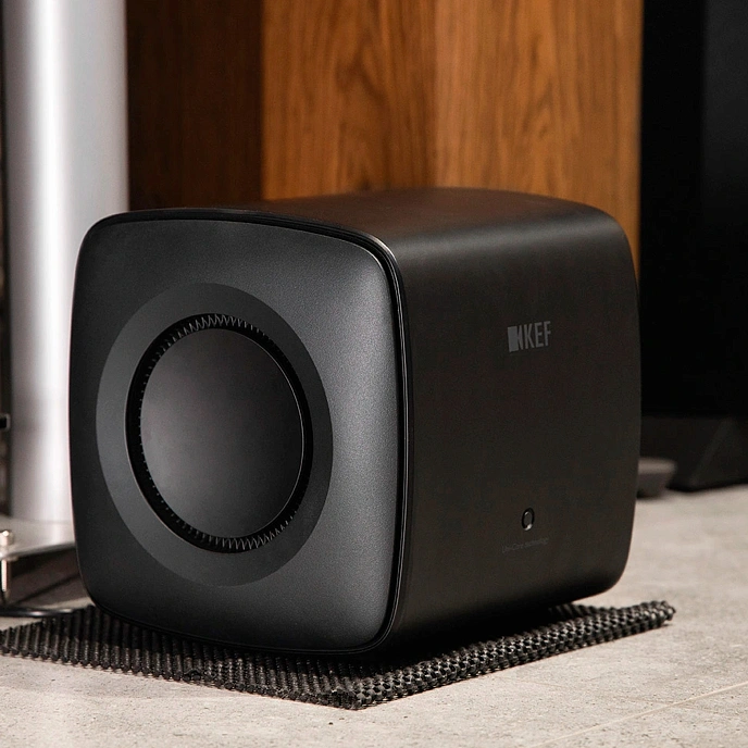 Kit KEF XIO Soundbar Black + KC62 Carbon Black + KW1 Kit - img.14