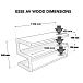 Hi-Fi Stand NorStone Esse AV Black/Walnut - img.3